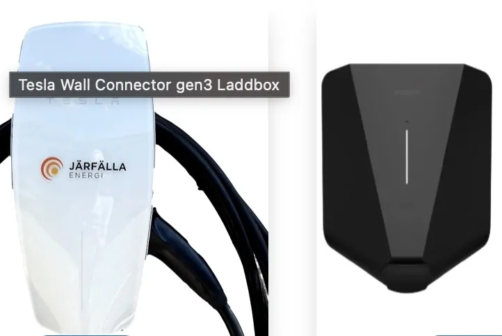 Vilken laddbox ska jag välja till min Tesla? easee eller Tesla?